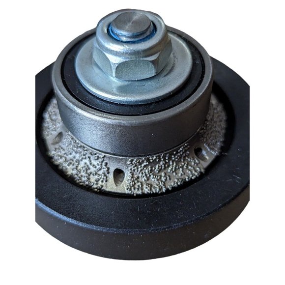 DAMO BPB316P1 Demi-bullnose/Roundover Coarse Diamond Hand Profiler Bit - Stone - Picture 2 of 6